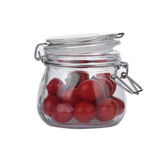 Bán Sỉ Lọ Thủy Tinh Kín Tùy Chỉnh Nắp Kẹp Trên Đỉnh - Product Image 4