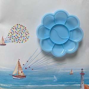 Paleta de colores de pintura acrílica de acuarela DIY para niños Little Plum Blossom para arte de grafiti y dibujo Material plástico duradero - Product Image 5