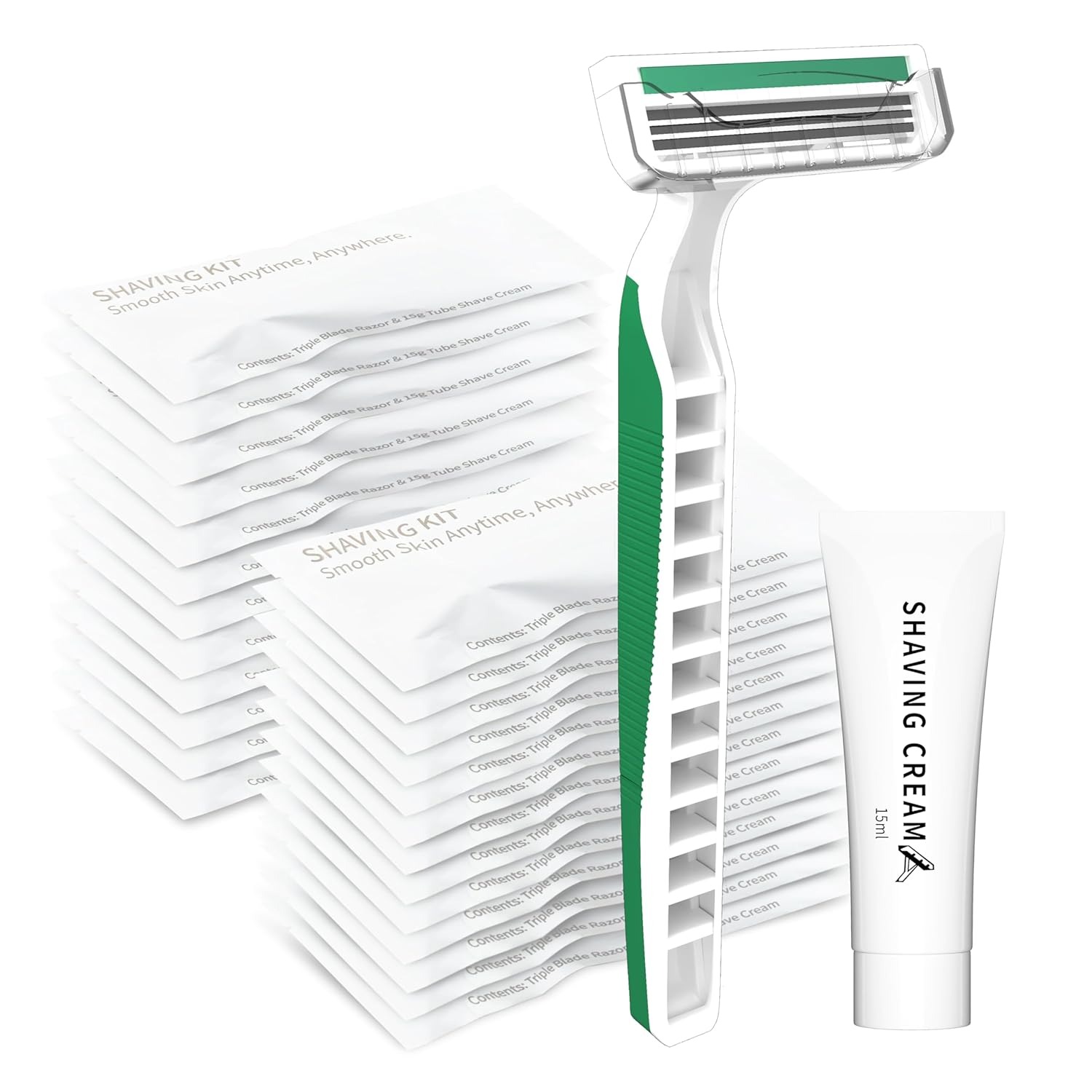 Wholesale Shaving Kit for Hotels Disposable Razor with Recyclable Shaving Foam Competitive Price