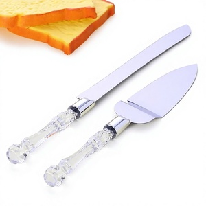 ราคาที่ดีที่สุดการออกแบบใหม่สแตนเลสอะคริลิคเค้กเซิร์ฟเวอร์ Flatware บ้านโรงแรมงานแต่งงานบนโต๊ะอาหารเครื่องครัวใช้ - Product Image 1