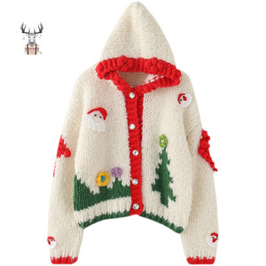 Chất Lượng Cao New Arrival Thiết Kế Mới Nhất Unisex Phụ Nữ Chúc Mừng Sinh Nhật Chúa Giêsu Giáng Sinh Áo Len - Product Image 1