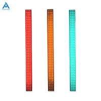 Feux de signalisation LED tricolores (rouge/jaune/vert) intelligents 24V DC, à montage sur poteau, avec fonction de compte à rebours, IP65