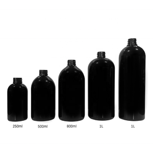 Bouteille de shampoing noire vide 1 litre 1000ml récipient de l'après-shampoing en <span class=keywords><strong>plastique</strong></span> bouteille en <span class=keywords><strong>plastique</strong></span> de lavage du corps - Product Image 5
