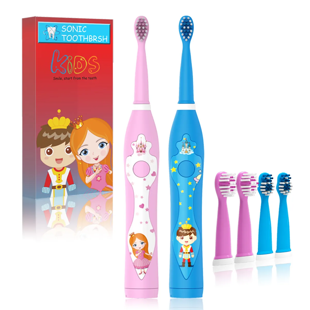 OJV OEM منتجات العناية بالأسنان الأفضل مبيعاً للأطفال فرشاة أسنان كهربائية للأطفال