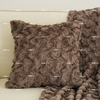 100% Polyester Kunstfell-Wurfdecke, fusselfrei, übergroß, weich, glatt, luxuriös, flauschig, gesteppt, für Sofa und Couch