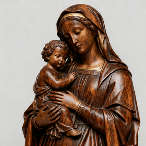Mini Figura de Anime de Resina, Figuras Religiosas Europeas, María, Decoración de Poliresina con Proveedor de Fábrica que Produce la Serie Coleccionable - Product Image 2