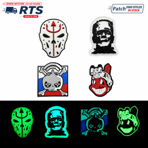 Listo para Enviar: <span class=keywords><strong>Telescopio</strong></span> Resistente al Agua con Logotipo Personalizado y Brazalete de PVC Frankenstein, Insignia de Goma 3D para Mochilas Tácticas y Gorras - Product Image 1