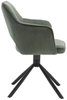 Meubles de maison rembourrés nordiques au design moderne et luxueux Chaises de salle à manger en tissu doux pour restaurant