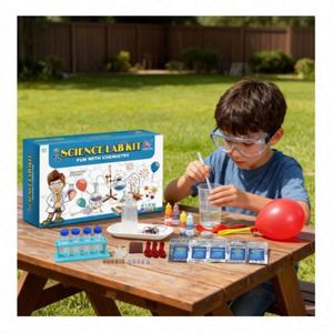 Comprehensive STEM Educational Kids' <b>Chemistry</b> Laboratory Kit-Safe Plastic Hands-On Experiment Toy CE Certified ASTM EN71 - Product Image 3