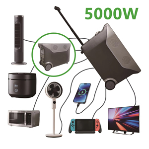 5000W Portable Power Station Solar <b>Generator</b> LiFePO4 Backup Battery Pure Sine Wave <b>Mobile</b> Energy Supply for Camping RV - Product Image 6