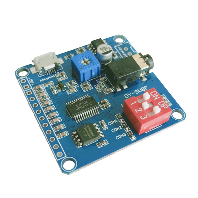 Voice Sound Playback Module MP3 Player Module Trigger Class Amplifier Board 5W 8M Storage DY-SV8F