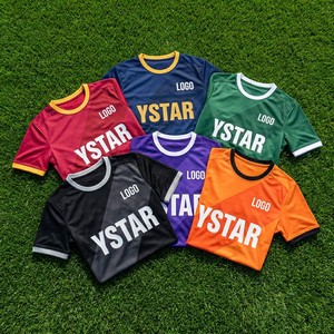 Jersey Sepak Bola Berkualitas Tinggi Bahan Mesh Bernapas Set Sepak Bola Pria Pakaian Olahraga Profesional Langsung dari Pabrik - Product Image 2