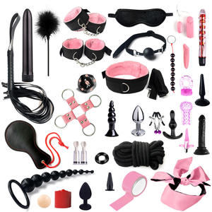 Giocattoli per adulti SM prodotti sessuali 35 pz gioiello anale Plug BDSM Kit strumento di ritenuta Bondage Set con giocattoli sessuali - Product Image 5