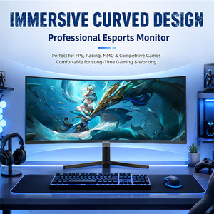 Moniteur incurvé ultra-large de 49 <span class=keywords><strong>pouces</strong></span>, écran 32:9, résolution 5K, <span class=keywords><strong>240</strong></span> <span class=keywords><strong>Hz</strong></span>, dalle VA, haut-parleurs intégrés, USB Type-C, moniteur d'ordinateur pour jeux - Product Image 3