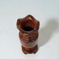 Vase de sol en bois Art Déco de haute qualité pour la décoration intérieure - Design rond fait main et écologique
