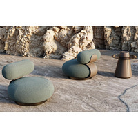 Ensemble de canapés modulaires carrés en tissu avec dossier coussiné et accoudoirs droits, design d'angle unique pour salons spacieux