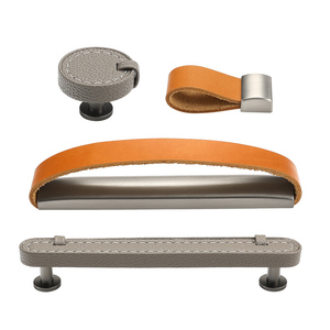 New European Style Minimalist <strong>Ceramic</strong> Gold White Porcelain Cabinet <strong>Door</strong> <strong>Handle</strong>, Solid Wardrobe <strong>Door</strong> Drawer, Circular <strong>Handle</strong> - Product Image 1