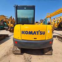 Excavator Bekas Komatsu PC56 yang Handal, 5.3 Ton, Bucket 0.22m³, Asal Jepang, Unit Kompak untuk Pekerjaan Pertanian, Lanskap, dan Proyek Kecil