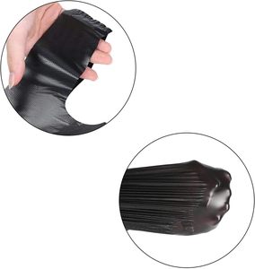 Bolsas Biodegradables Tipo Camiseta, Bolsas de Plástico PE Negras con Asas para Envasado de Alimentos y Uso Minorista, Personalizables - Product Image 1