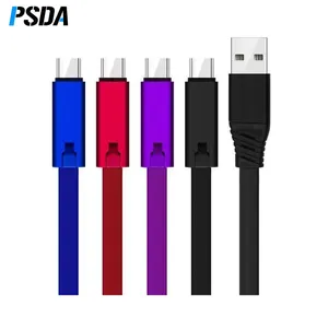 PSDA可再生微型USB电缆重生型Tipo充电线可重复用于iPhone 8 7 Mi 9 Plus手机充电器线