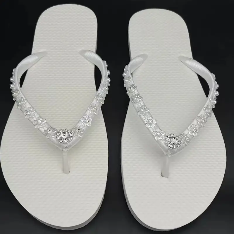Ladies White Flip Flop Slippers For Weddings Bulk Flip Flops Beach Flip Flop