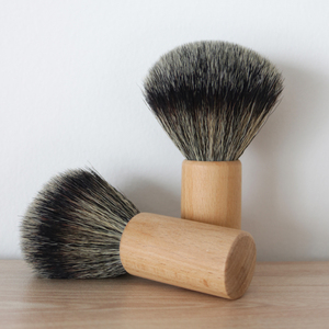 JDK 1PC Marque privée Taille de voyage Vegan Badger Hair <span class=keywords><strong>Blaireau</strong></span> de <span class=keywords><strong>rasage</strong></span> Manche en <span class=keywords><strong>bois</strong></span> Vente en gros Hommes Brosse moussante Outils - Product Image 4