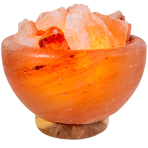 Tazón de sal del Himalaya hecho a medida, lámpara de tazón de fuego hecha de sal Rosa original para compradores mayoristas - Product Image 3