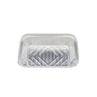 Petit plateau de restauration jetable de conteneur de papier d'aluminium durable rectangulaire pour la cuisson fournisseur spécial d'approvisionnement au détail en gros