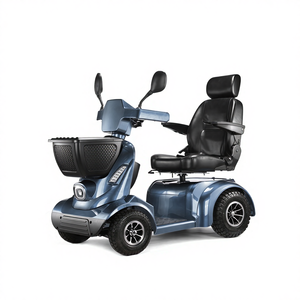 Custom Heavy Duty All Terrain 800W 180KG Load Foldable 4-Wheel Handicapped Mobility Scooter 35km Range - Product Image 2