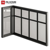 Ventanas Fijas de Aluminio y Acero con Marco Grande y Moderno Personalizadas para Casas
