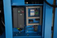 Compresseur d'air à vis intégré portable FGMI 5,5 kW 7,5 CV 8 bars monophasé 220 V 50 Hz lubrifié PLC avec réservoir d'air 60 L refroidi par air