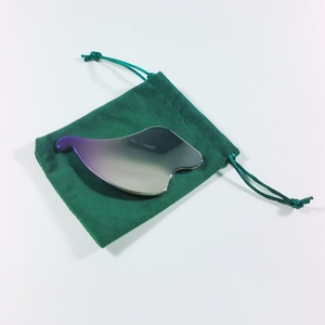 Set de Herramientas Gua Sha de Moda DIY: Tabla Facial, Rodillo de Masaje, Caja Personalizada, Gua Sha de Acero Inoxidable con Logotipo de Corazón Metálico para Cuerpo - Product Image 4