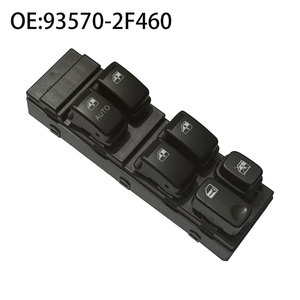 Interrupteur de lève-vitre en plastique ABS 93570-2F460 pour porte avant gauche de véhicules Kia Cerato 2003-2009 - Product Image 2