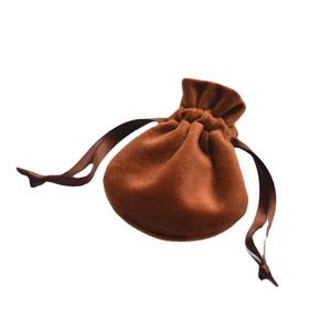 Petites pochettes colorées de luxe en forme de gourde, sacs à cordon en velours pour bijoux - Product Image 1