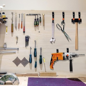 Lot de 6 crochets de <span class=keywords><strong>garage</strong></span> robustes en forme de J pour rangement mural en acier et métal pour outils de jardin, crochets de <span class=keywords><strong>garage</strong></span> suspendus - Product Image 6