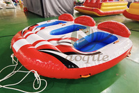 Réservoir d'eau inclinable gonflable pour trois personnes design personnalisé ponton ski nautique remorquable
