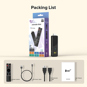 Rockchip RK3518 quad-core TV98 ATV แท่งทีวี X10 4K * 2K 5G WiFi BT ควบคุมด้วยเสียง2GB + 8GB 14.0แอนดรอยด์ - Product Image 5