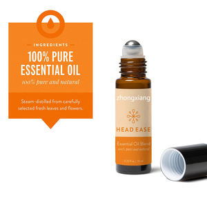 2025 vendita calda Set di rulli per olio essenziale OEM-emicrania, sogni d'oro, olio essenziale di miscela di agrumi Roll-On - Product Image 4