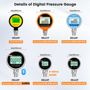 Moray MEZ4002 Paslanmaz Çelik El Tipi Hava Basınç Kalibratörü Pnömatik Ölçümler Basınç El Pompası Kalibrasyonu - Product Image 6