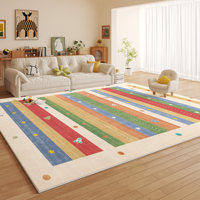 2026 New Arrival Plush Faux Cashmere Area Rug, Soft Anti-Slip Floor Carpet Machine Washable Large Bedroom Runner Mat