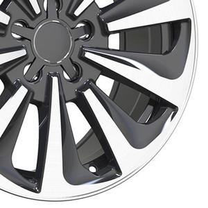 Ruedas de aleación de coche 17 pulgadas 5x112 5 agujeros pistola <span class=keywords><strong>gris</strong></span> máquina cara Multi radios ruedas fundidas para <span class=keywords><strong>Audi</strong></span> A1 A3 A4 A5 A6 A7 A8 <span class=keywords><strong>Q2</strong></span> Q3 Q7 Q8 - Product Image 5