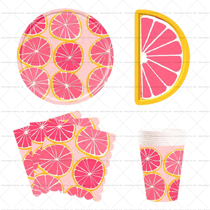 DAMAI Factory Outlet Fruit <b>Disposable</b> Party <b>Tableware</b> Table Decorations Party <b>Disposable</b> Paper Plates Set Decoration Supplies - Product Image 3