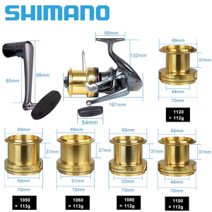 Original Shima ACTIVECAST rueda giratoria agua dulce agua salada Surfcast 1050 1060 1080 1100 1120 <span class=keywords><strong>carrete</strong></span> de pesca giratorio - Product Image 4