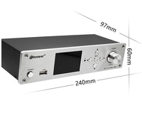 Lecteur audio DSD RH-899X argenté/noir, décodage sans perte DTS/AC3, lecteur audio HDMI, fibre optique et coaxial 5.1 canaux