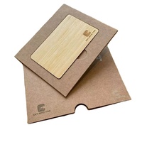 Carte en bois NFC recyclable logo personnalisé carte NFC en bois de bambou gravé pour les entreprises