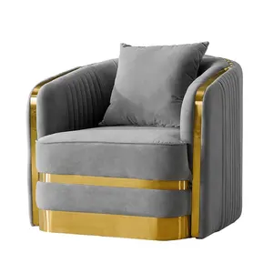 Vendita calda di Design classico nordico occasionale sedia mobili soggiorno divano singolo
