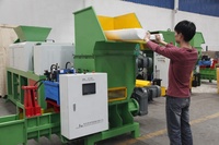 Compacteur de polystyrène électrique mécanique à froid pour les déchets de polystyrène et de film
