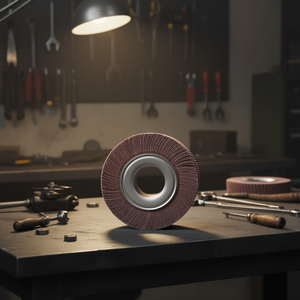 Ttake Flap Wheel Abrasive Cloth Corundum 250x50x100 Mm With Hole 80 Grit - Product Image 3