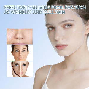 Masque facial en feuille nourrissant, régulateur de sébum, à la vitamine C et au bio-collagène, hydratant - Product Image 6