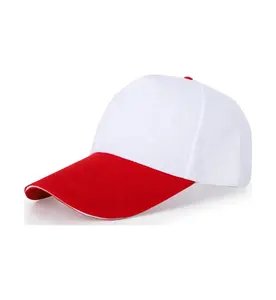Low moq baseball cap two color design polyester and cotton motorcycle baseball cap for riding